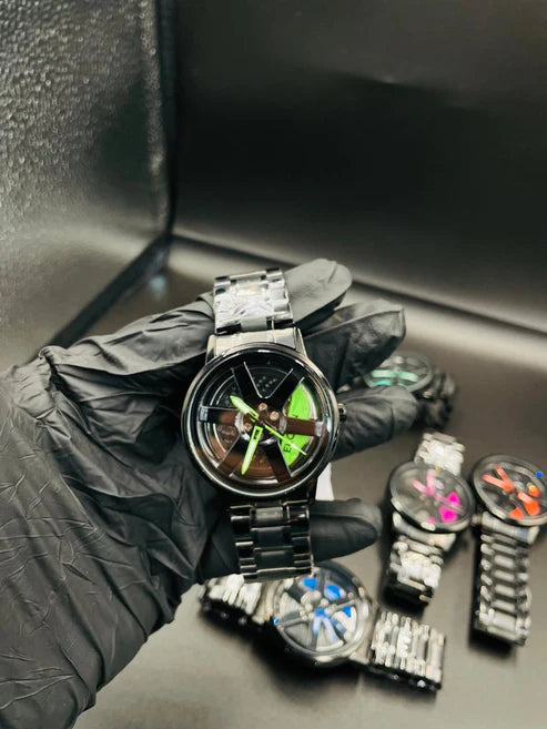 Chorono Watch Nismo style - Black and Green